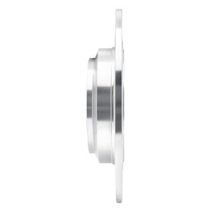 Acura TL Brake Rotor (1) - Rear Right - R1 Concepts - Drilled & Slotted - Silver - `09-`14